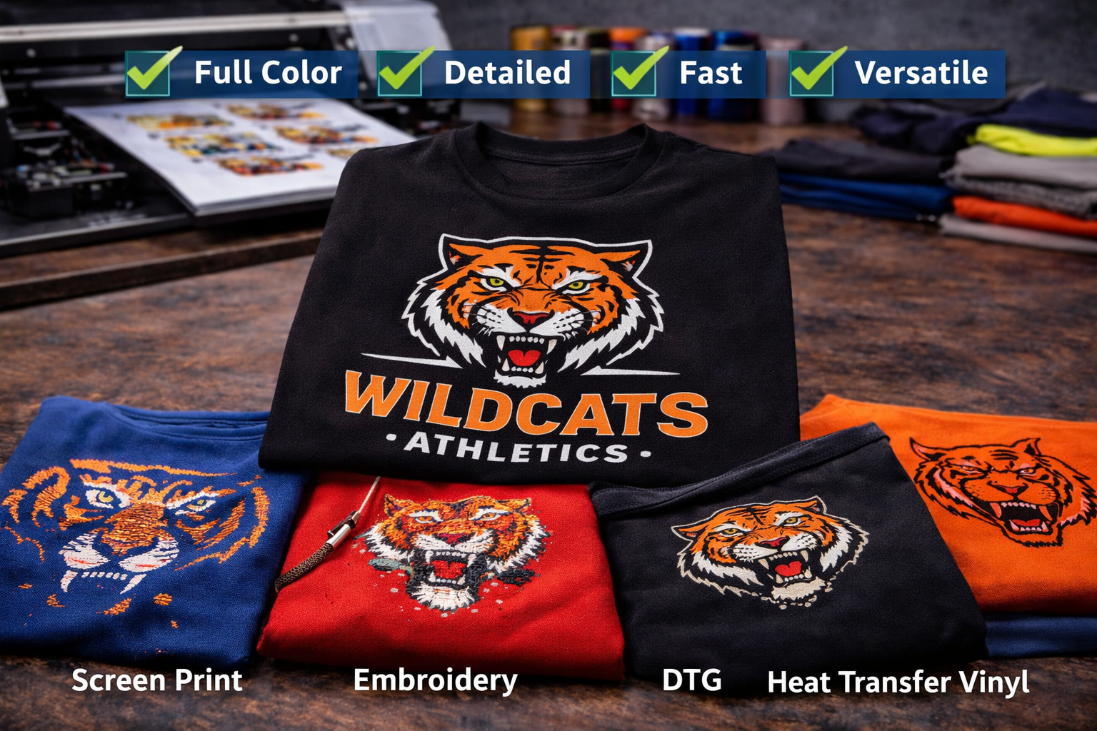 DTF frente a otras técnicas